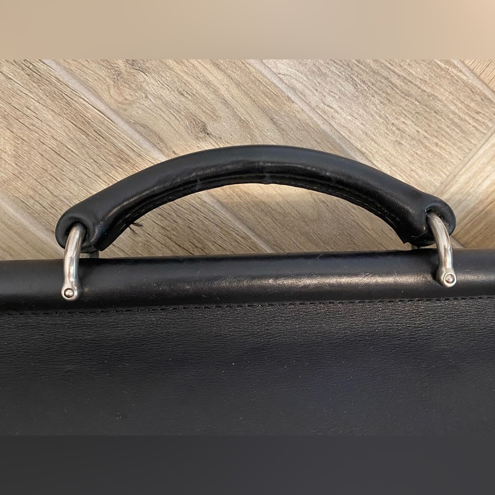 Coach Black Laptop Bag with Top Handle and Shoulder Strap - Picture 9 of 15